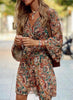 Ibiza-mode off-shoulder boho jurk voor dames